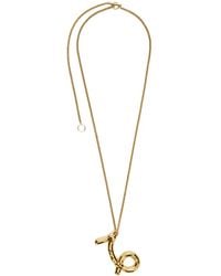 Jil Sander - Zodiac-Sign Pendant Necklace - Lyst