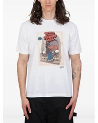 Junya Watanabe - T-Shirt Met Grafische Print - Lyst