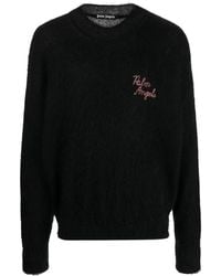 Palm Angels - Palm Intarsia Sweater Black - Lyst