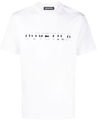 Duvetica - T-Shirt mit Logo-Print - Lyst