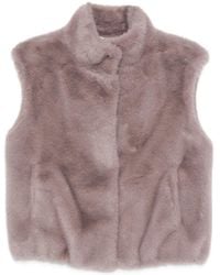Herno - Weste Aus Faux Fur - Lyst