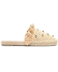 Red(V) - Espadrilles À Ornements En Cristal - Lyst