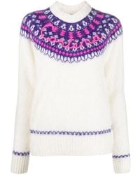 Mc2 Saint Barth - Long-Sleeve Knitted Jumper - Lyst