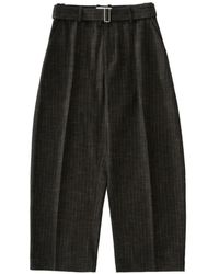 Studio Nicholson - Vital Pinstripe-Pattern Trousers - Lyst