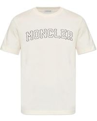 Moncler - Logo-Print Short-Sleeve T-Shirt - Lyst