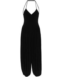 Norma Kamali - Sleeveless Long Jumpsuit - Lyst