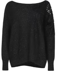 D.exterior - Pullover Mit U-Boot-Ausschnitt - Lyst