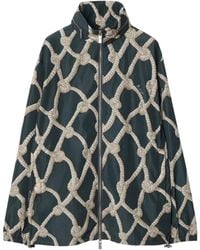 Burberry - Veste Bomber À Imprimé Nœud - Lyst
