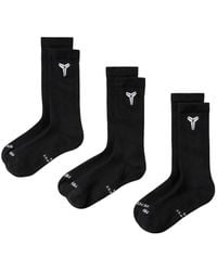 Nike - X Kobe Everyday Elevated Socks (Set Of Three) - Lyst