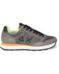 Sun 68 - Tom Fluo Logo Detail Sneakers - Lyst