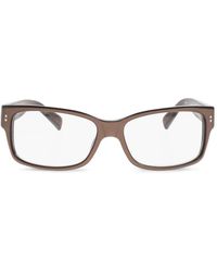 Jacquemus - Brille Mit Eckigem Gestell - Lyst