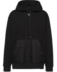 Prada - トライアングルロゴ パーカー - Lyst