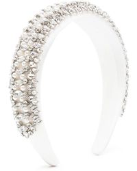 Self-Portrait - Crystal-Embellished Headband - Lyst