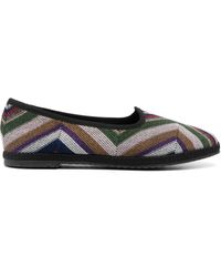 Missoni - Zigzag-woven Ballerina Shoes - Lyst