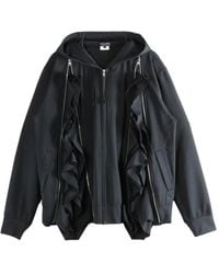 Comme des Garçons - Sudadera Con Capucha Y Volantes - Lyst