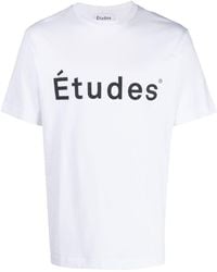 Etudes Studio - T-Shirt mit Logo-Print - Lyst