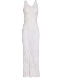 Amir Slama - X Jade Picon Openwork Sleeveless Maxi Beach Dress - Lyst