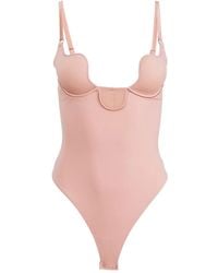 Fleur du Mal - Le Stretch Micro Seduce U-Plunge Bodysuit - Lyst