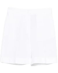Eleventy - Linen Shorts - Lyst