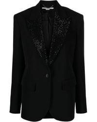 Stella McCartney - Hotfix Crystal-Embellished Blazer - Lyst
