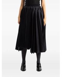 Comme des Garçons - Asymmetric Pleated Skirt - Lyst