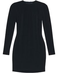 Balenciaga - Long-sleeve Fitted Mini Dress - Lyst
