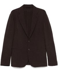 Giorgio Armani - Blazer Con Cierre De Botón - Lyst
