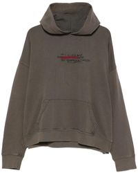 Song For The Mute - Embroidered-Logo Pouch-Pocket Hoodie - Lyst