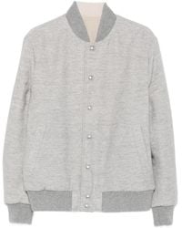 Eleventy - Reversible-Design Bomber Jacket - Lyst
