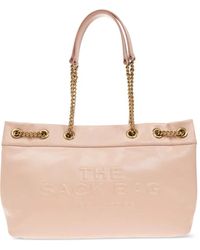 Marc Jacobs - Borsa Tote The Sac Con Catena E Logo Goffrato - Lyst