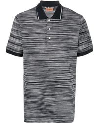 Missoni - Striped Short Sleeve Polo Shirt - Lyst