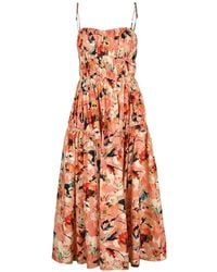 Ulla Johnson - Vidri Floral-Print Dress - Lyst