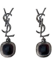 Saint Laurent - Cassandre Cabochon Earrings - Lyst