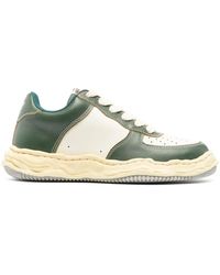 Maison Mihara Yasuhiro - Wayne Panelled Leather Sneakers - Lyst