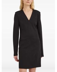 Bruuns Bazaar - Abito Corto Con Scollo A V - Lyst