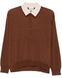 Semicouture - Contrast-Collar Sweater - Lyst