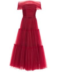 Ana Radu - Off-Shoulder Tulle Dress - Lyst