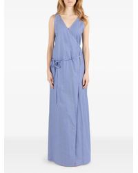 Societe Anonyme - 92 Striped V-Neck Maxi Dress - Lyst