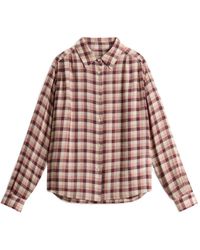 Woolrich - Geruit Blouse - Lyst