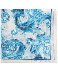 Versace Jeans Couture - Floral Print Scarf - Lyst