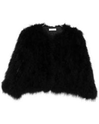 Liska - Marabou-Feather Jacket - Lyst