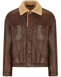 Salvatore Santoro - Button-fastening Leather Jacket - Lyst