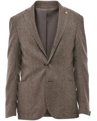 Corneliani - Herringbone Unlined Blazer - Lyst