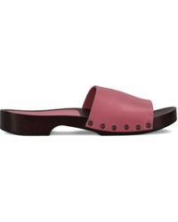 LA ROSE - Leather Sandals - Lyst