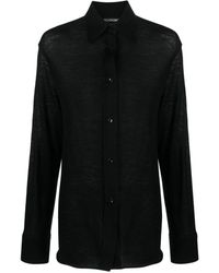 Tom Ford - Long-sleeved Cashmere Shirt - Lyst