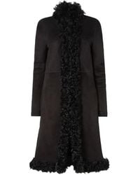 Fendi - Merino Shearling Coat - Lyst