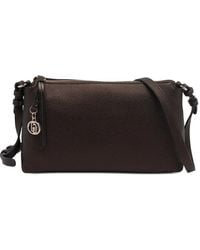 Liu Jo - Pebbled Logo-Charm Shoulder Bag - Lyst