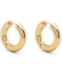Tom Wood - 9Kt Chunky Medium Hoop Earrings - Lyst