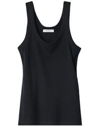 Lemaire - Geribbelde Tanktop Van Jersey - Lyst