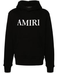 Amiri - Logo-print Cotton Hoodie - Men's - Cotton - Lyst